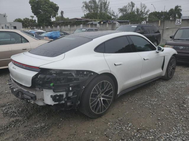 WP0AA2Y18MSA14736 - 2021 PORSCHE TAYCAN WHITE photo 3