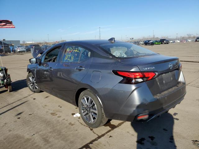 3N1CN8EV4LL840701 - 2020 NISSAN VERSA SV GRAY photo 2