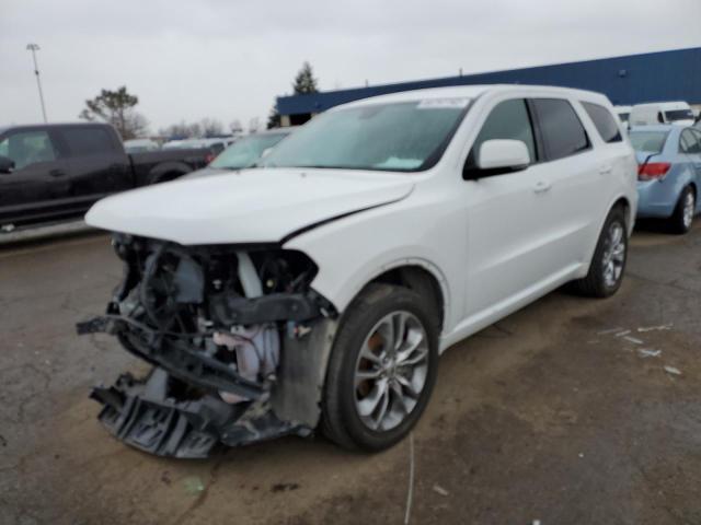 1C4RDJDG0LC430574 - 2020 DODGE DURANGO GT WHITE photo 1