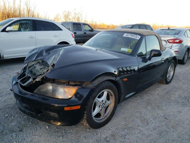 4USCH733XWLE08434 - 1998 BMW Z3 1.9 BLACK photo 2