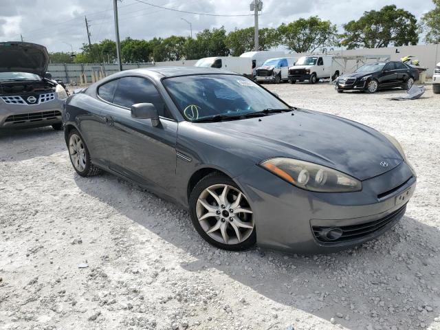 KMHHN66F47U260497 - 2007 HYUNDAI TIBURON GT GRAY photo 1