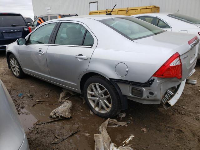 3FAHP0JA8CR230627 - 2012 FORD FUSION SEL SILVER photo 2