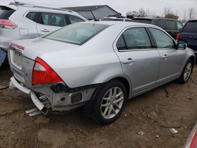 3FAHP0JA8CR230627 - 2012 FORD FUSION SEL SILVER photo 3