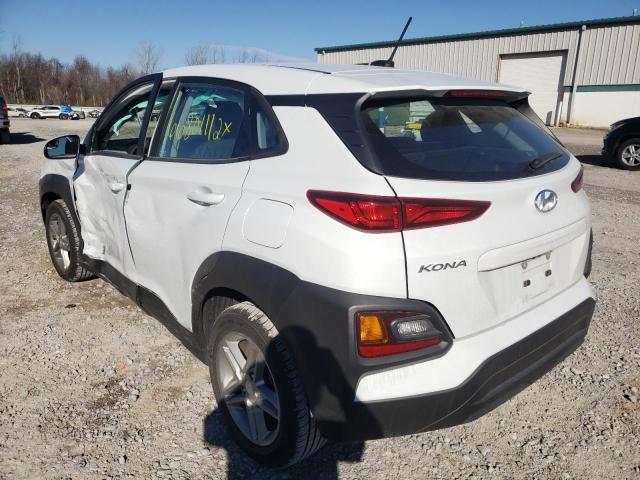 KM8K12AA2LU512828 - 2020 HYUNDAI KONA SE WHITE photo 3