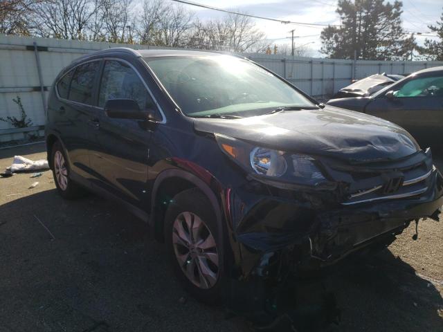 2HKRM4H76DH673601 - 2013 HONDA CR-V EXL BLACK photo 1