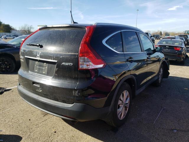 2HKRM4H76DH673601 - 2013 HONDA CR-V EXL BLACK photo 4