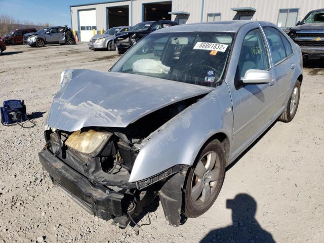 3VWSK69M84M109205 - 2004 VOLKSWAGEN JETTA GLS SILVER photo 2