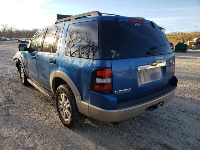 1FMEU7EE4AUA40109 - 2010 FORD EXPLORER E BLUE photo 3