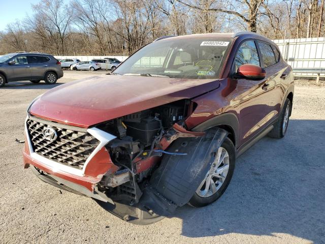 KM8J3CA49LU267547 - 2020 HYUNDAI TUCSON LIM BURGUNDY photo 2