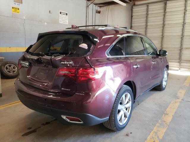 5FRYD4H84EB046964 - 2014 ACURA MDX ADVANC BURGUNDY photo 4