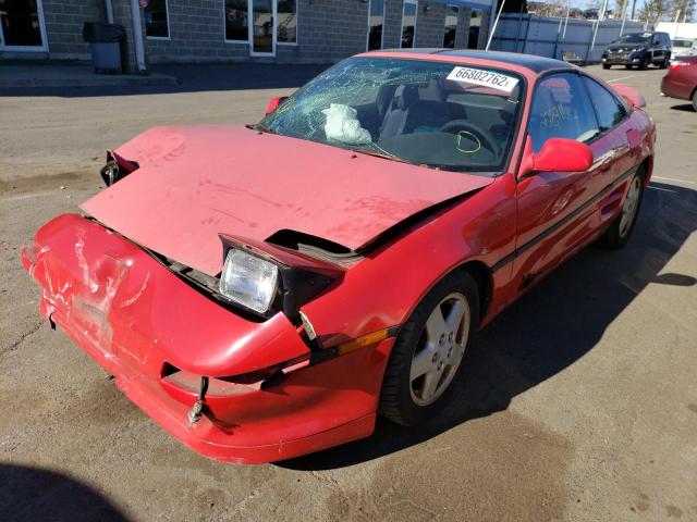 JT2SW21N3S0021689 - 1995 TOYOTA MR2 RED photo 2