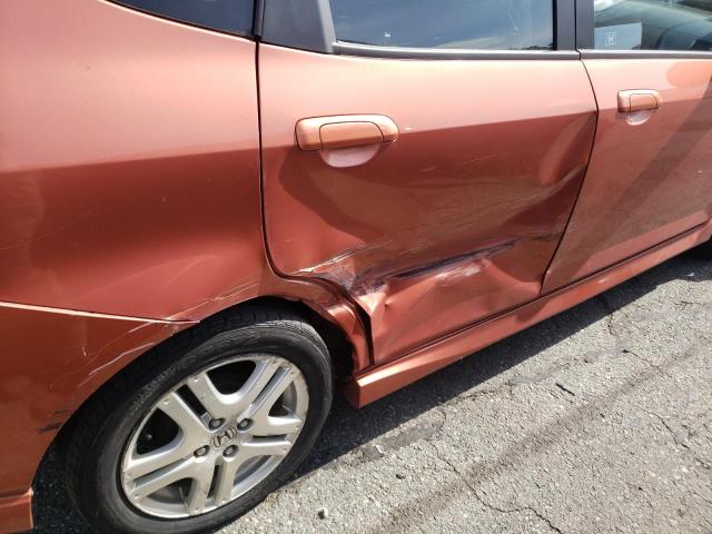 JHMGD38677S001978 - 2007 HONDA FIT S Narıncı foto 9