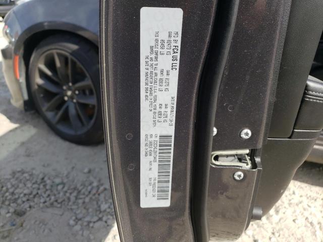 2C3CDXGJ2KH734439 - 2019 DODGE CHARGER SC GRAY photo 10