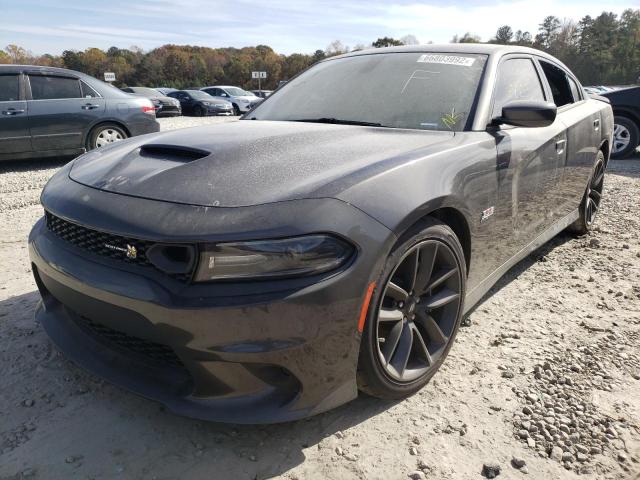 2C3CDXGJ2KH734439 - 2019 DODGE CHARGER SC GRAY photo 2