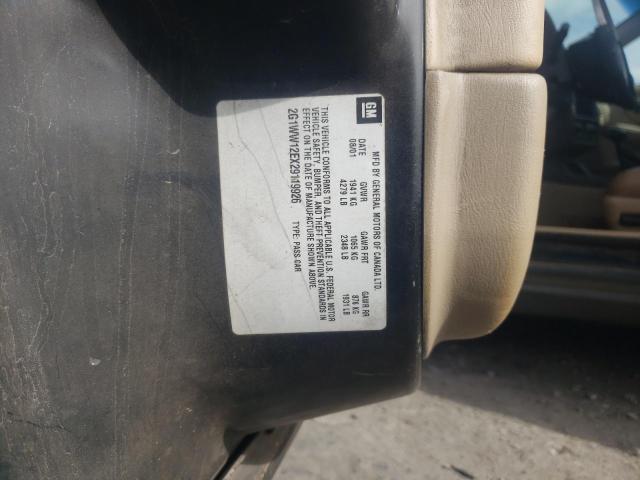 2G1WW12EX29119926 - 2002 CHEVROLET MONTE CARL 黑色 照片 10