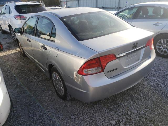 2HGFA1F35AH571206 - 2010 HONDA CIVIC VP SILVER photo 3