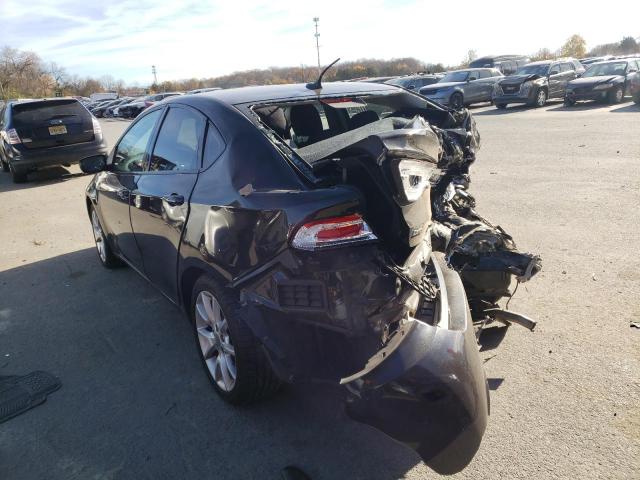 1C3CDFBA0DD326412 - 2013 DODGE DART BLACK photo 3