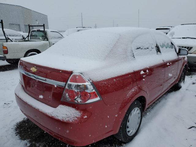 KL1TD5DE4AB093297 - 2010 CHEVROLET AVEO LS 红色 照片 4