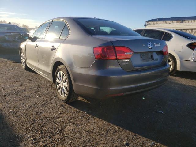 3VW1K7AJ2CM377636 - 2012 VOLKSWAGEN JETTA BASE 灰色 照片 3