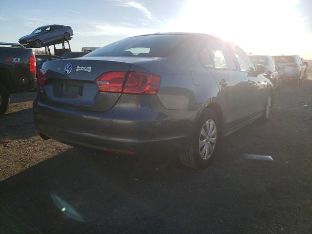 3VW1K7AJ2CM377636 - 2012 VOLKSWAGEN JETTA BASE 灰色 照片 4