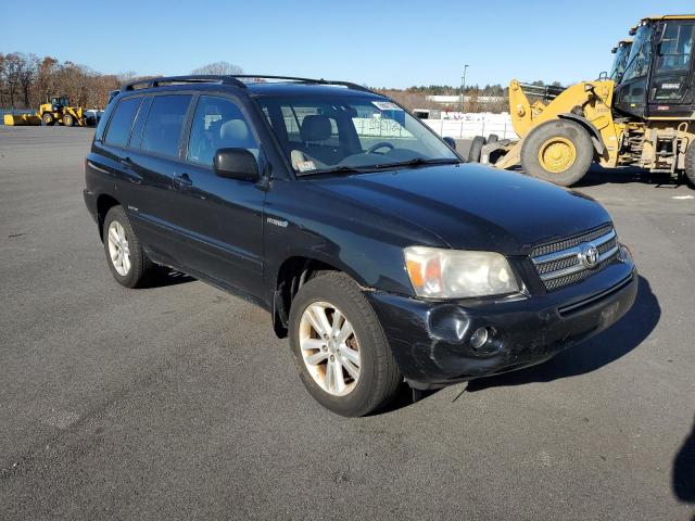 JTEEW21A160018079 - 2006 TOYOTA HIGHLANDER BLACK photo 1