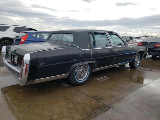 1G6DW51Y7KR706398 - 1989 CADILLAC BROUGHAM BLACK photo 3