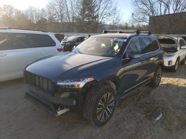 YV4102PK9L1550977 - 2020 VOLVO XC90 T5 MO BLUE photo 2