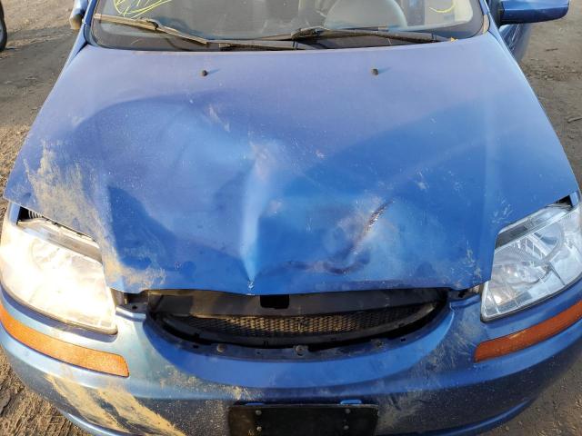 KL1TD66628B257538 - 2008 CHEVROLET AVEO BASE BLUE photo 7