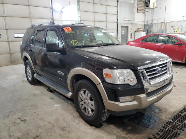 1FMEU74E37UA96908 - 2007 FORD EXPLORER E BLACK photo 1