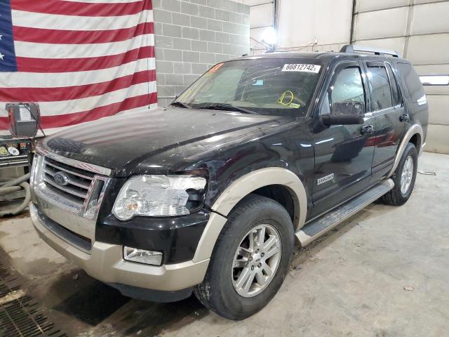 1FMEU74E37UA96908 - 2007 FORD EXPLORER E BLACK photo 2