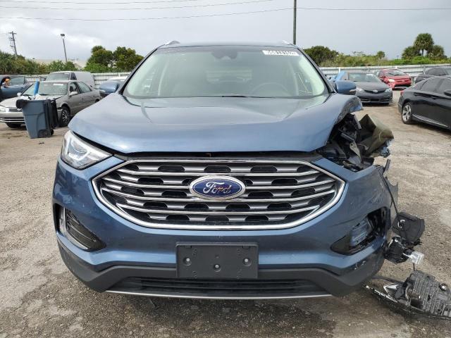 2FMPK3J97KBC42823 - 2019 FORD EDGE SEL BLUE photo 5