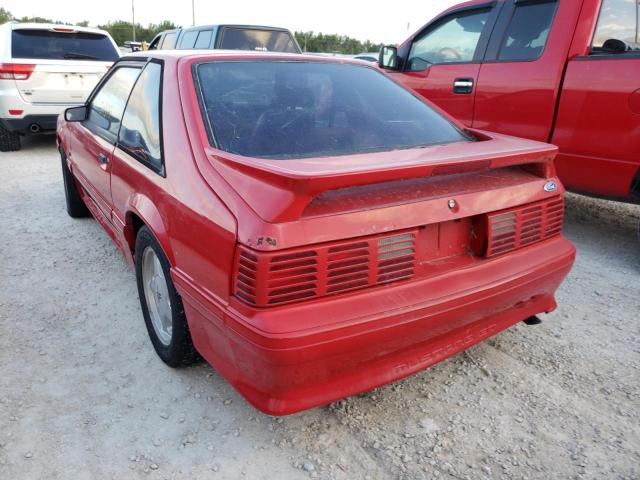 1FACP42EXMF159593 - 1991 FORD MUSTANG GT RED photo 3