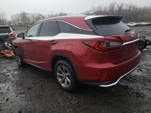 JTJDZKCA0K2014444 - 2019 LEXUS RX 350 L RED photo 3