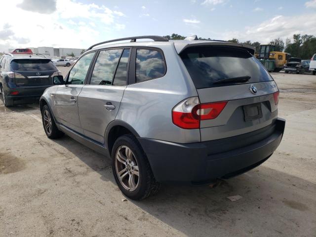 WBXPA93425WD09767 - 2005 BMW X3 3.0I SILVER photo 3