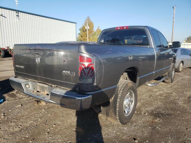 3D7KS28D26G130622 - 2006 DODGE RAM 2500 S GRAY photo 4