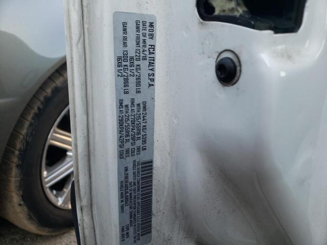 ZFBERFAB9J6J68042 - 2018 RAM PROMASTER 白色 照片 10