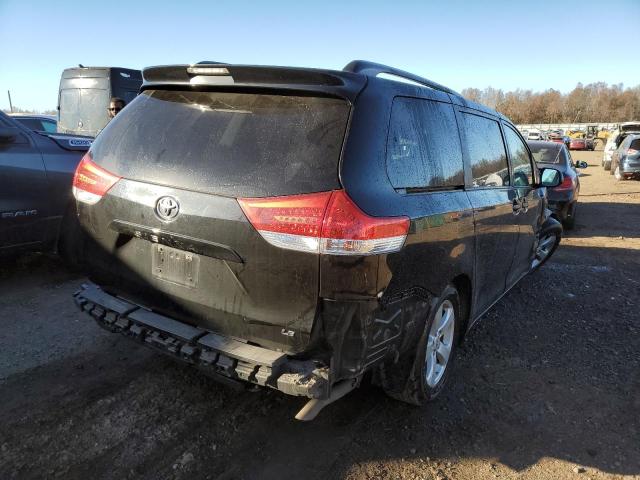 5TDKK3DCXBS101264 - 2011 TOYOTA SIENNA LE BLACK photo 4