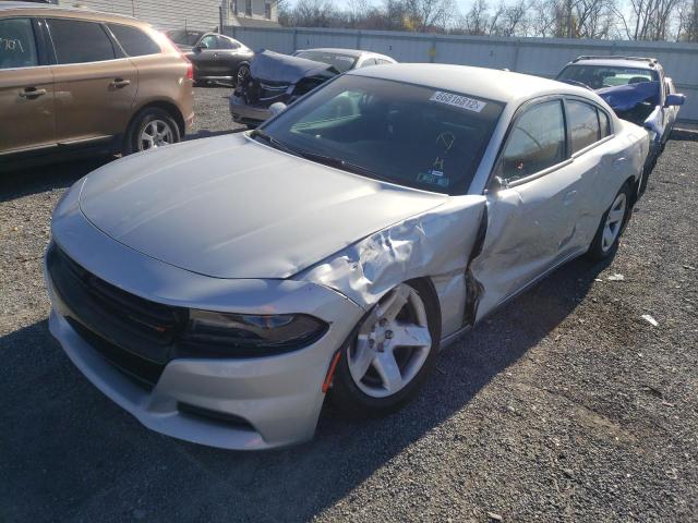 2C3CDXAT3MH662888 - 2021 DODGE CHARGER PO SILVER photo 2