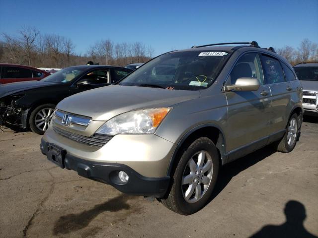 JHLRE48798C050457 - 2008 HONDA CR-V EXL TAN photo 2