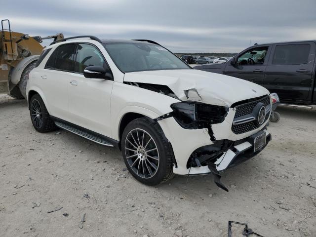 4JGFB5KB4NA819607 - 2022 MERCEDES-BENZ GLE 450 4M WHITE photo 4