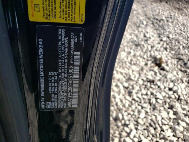 WBA1F5C50FV257305 - 2015 BMW 228 I أسود صورة 10