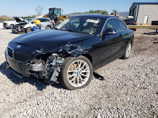 WBA1F5C50FV257305 - 2015 BMW 228 I أسود صورة 2