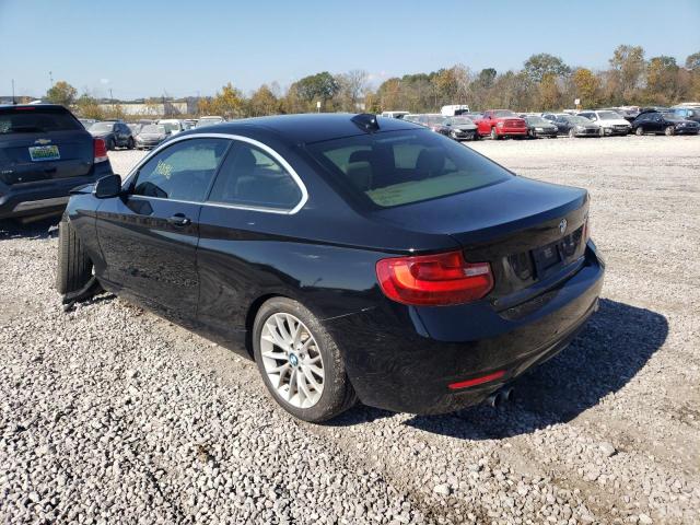 WBA1F5C50FV257305 - 2015 BMW 228 I أسود صورة 3