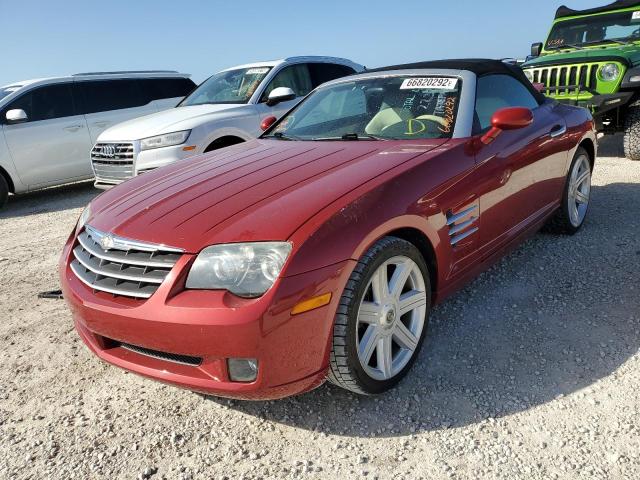 1C3AN65L25X042605 - 2005 CHRYSLER CROSSFIRE RED photo 2