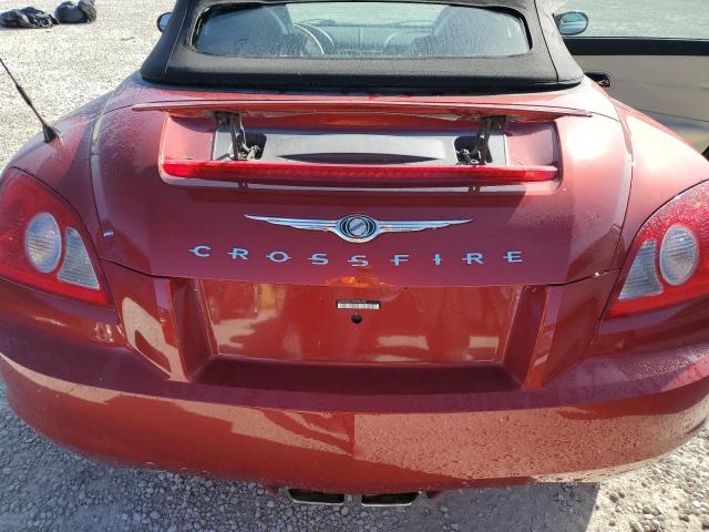 1C3AN65L25X042605 - 2005 CHRYSLER CROSSFIRE RED photo 6