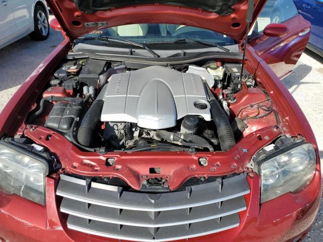 1C3AN65L25X042605 - 2005 CHRYSLER CROSSFIRE RED photo 7