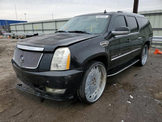 1GYFK66817R377456 - 2007 CADILLAC ESCALADE E BLACK photo 2