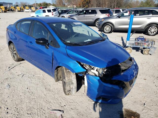 3N1CN8FV0LL915019 - 2020 NISSAN VERSA SR BLUE photo 1