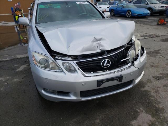 JTHBN96S365007669 - 2006 LEXUS GS 430 SILVER photo 9