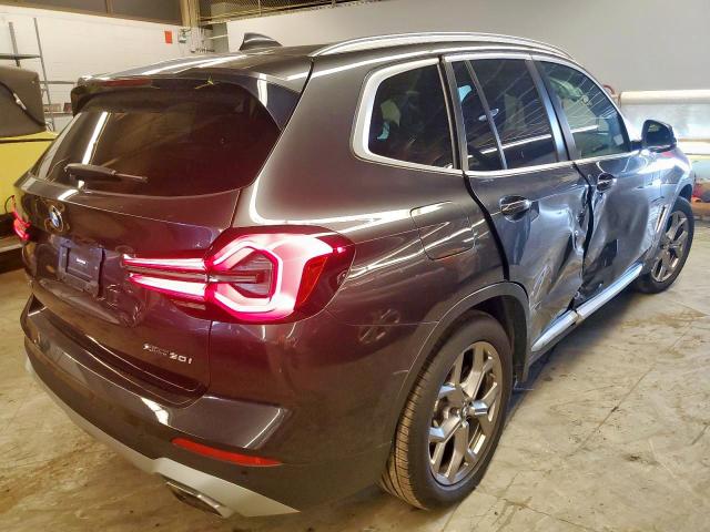 5UX53DP06N9J43112 - 2022 BMW X3 XDRIVE3 BLACK photo 4